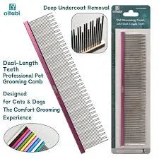 PEINILLA 25 CM DUAL DESENREDAR GATOS OITABI
